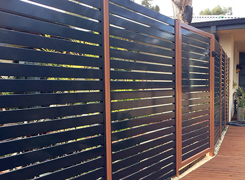 aluminium slat fencing