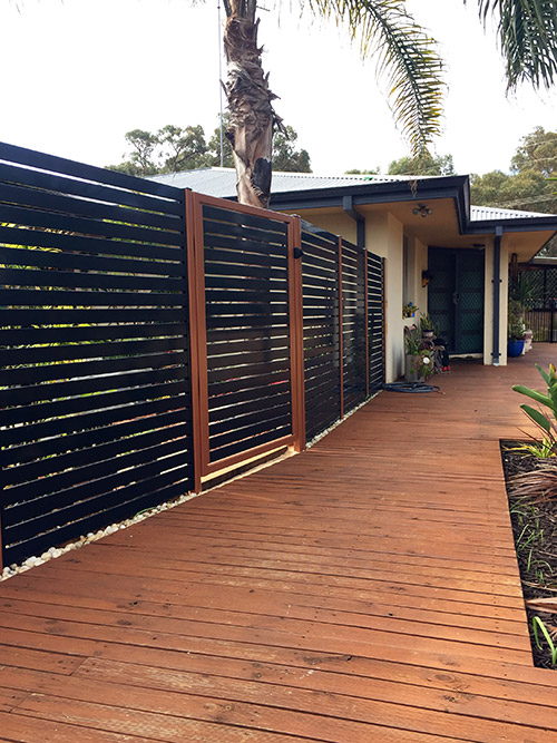 aluminium slat fencing
